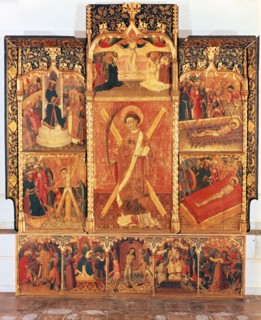 'Altarpiece of San Vicente Mártir',15th century. Creator: Martorell, Bernat (Doc. Barna 1427 - 1452).