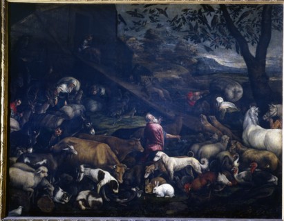 'Entry of animals into Noah's Ark', 15th-16th century. Creator: Bassano, Jacopo da Ponte (1510 - 1592).