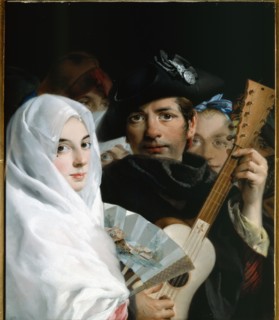 'Pair of Madrilenian Majos', 18th century. Creator: Tiépolo, Lorenzo. (1736-1776).