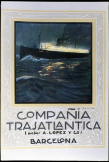Advertising of the Cia, 1921. Creator: Roqueta.