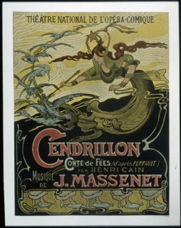 Publicity of the play 'Cendrillon 'with music by J.Massenet, 1899. Creator: CAIN, Henri.