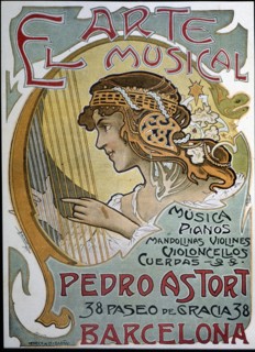 Announcement of the music trade 'El Arte Musical 'by Pedro Astort, 1901. Creator: Brunet i Forroll, Llorens (1873-1939).