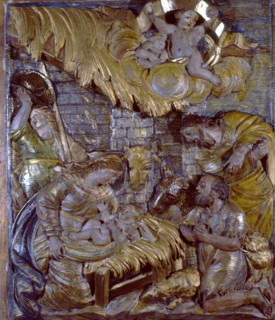 'Adoration of the Shepherds' of the Manresa Baroque School, 18th cent. Creator: Escuela Barroca Manresana.