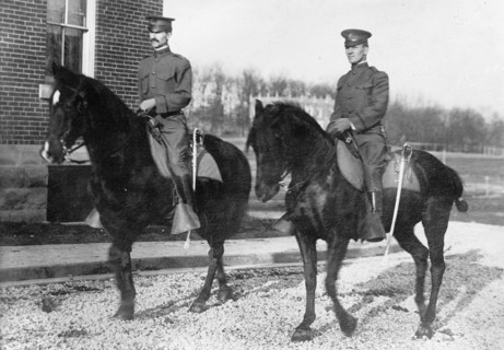 Culver Military Academy - Col. L.R. Gignilliat And Capt. Robert Rossow, 1913. Creator: Harris & Ewing.