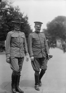 James T. Dean, Colonel, U.S.Army, Right, with Lt. Col. Ireland, 1917. Creator: Harris & Ewing.