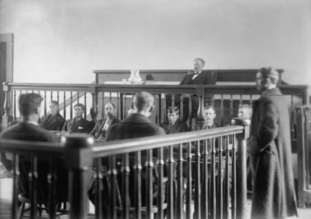 Feud - Scenes in Virginia Mountain Town at Trial After Feud, 1912. Creator: Harris & Ewing.