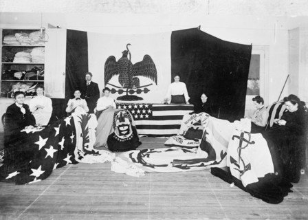 Flag Factory, 1913. Creator: Harris & Ewing.
