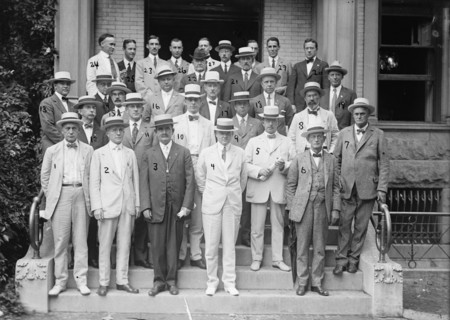 Food Administration, U.S. State Representative, Hoover, Wilbur..., 1917. Creator: Harris & Ewing.