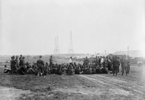 Fort McHenry - Groups, 1917. Creator: Harris & Ewing.