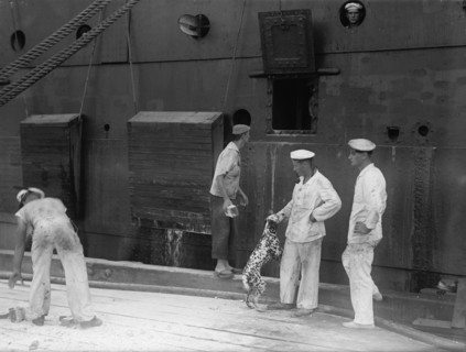German Sailors Interned in U.S., 1917. Creator: Harris & Ewing.