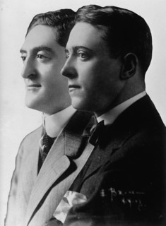 Sam H. Harris, Left, with George M. Cohan, 1917. Creator: Unknown.