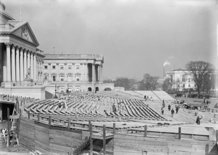 Inaugural Stands at Capitol, 1913. Creator: Harris & Ewing.