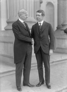 Thomas Riley Marshall, Vice President of The United States, (left), 1914. Creator: Harris & Ewing.