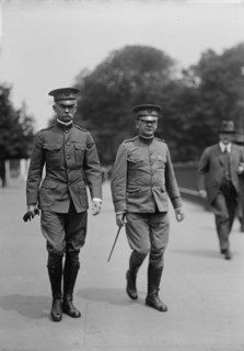 Maj. James J. Mayes, U.S.A., right, with Brig. Gen. Crozier, 1917. Creator: Harris & Ewing.