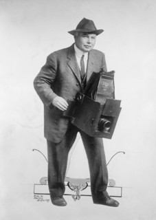 Photographer with Large Format Camera, 1914. Creator: Harris & Ewing.