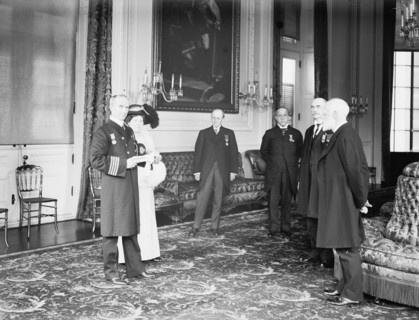 Capt. Arthur H. Rostron of Cunard Liner 'Carpathia'; James Bryce ..., 1913. Creator: Harris & Ewing.