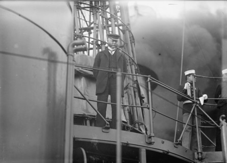 Target Practice - Redfield On Bridge, 1913. Creator: Unknown.