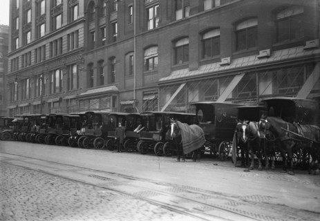 Woodward & Lothrop's Department Store, Washington, D.C. Trucks, 1912. Creator: Unknown.