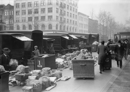 Woodward & Lothrop's Department Store, Washington, D.C. Trucks, 1912. Creator: Unknown.