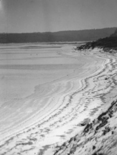 Switzer, John, Mr., beach, 1928 June. Creator: Arnold Genthe.