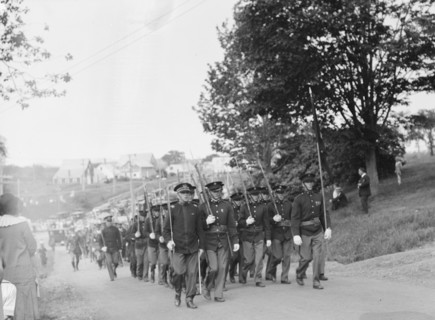 Celebration at the General Knox estate, 1931 July 25. Creator: Arnold Genthe.