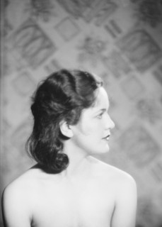 Margolies, Betty, Miss, portrait photograph, 1930 Creator: Arnold Genthe.