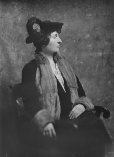 Bauman, E.F., Mrs., portrait photograph, not before 1916. Creator: Arnold Genthe.