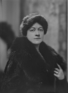 Clark, W.A., Jr., Mrs., portrait photograph, 1916. Creator: Arnold Genthe.
