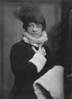 Claussen, Julia, Miss, portrait photograph, 1916 Mar. 2. Creator: Arnold Genthe.