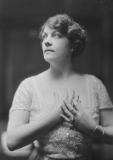 Claussen, Julia, Miss, portrait photograph, 1916 Mar. 2. Creator: Arnold Genthe.