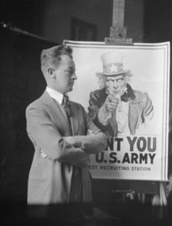 Flagg, Montgomery, Mr., portrait photograph, between 1917 and 1921. Creator: Arnold Genthe.