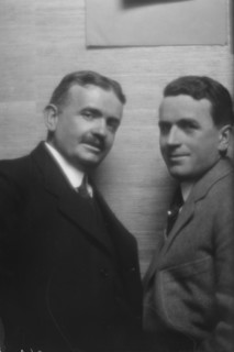 Keegan, Joe, and Mr. McAran, portrait photograph, 1913. Creator: Arnold Genthe.