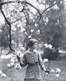 Portrait photograph of Edna St. Vincent Millay, 1914. Creator: Arnold Genthe.