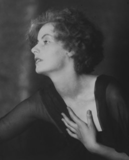 Portrait photograph of Greta Garbo, 1925 July. Creator: Arnold Genthe.
