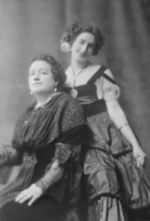 Rodriguez, Madame, and Mlle. Mignon, portrait photograph, 1915 June 26. Creator: Arnold Genthe.
