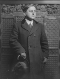 Wright, Spencer, Mr., portrait photograph, 1916 Apr. 6. Creator: Arnold Genthe.