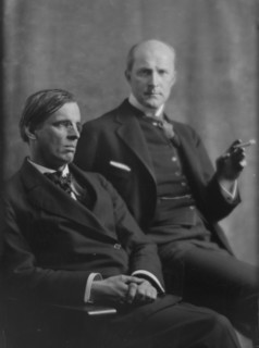 Yeats, William Butler, Mr., and John Quinn, portrait photograph, 1914 Mar. 31. Creator: Arnold Genthe.