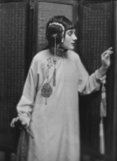 Day, Juliette, Miss, in costume for "Yellow Jacket", 1913 Jan. 16. Creator: Arnold Genthe.