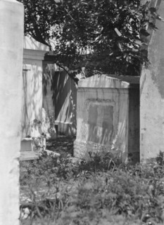 Tomb in St. Louis Cemetery, New Orleans, between 1920 and 1926. Creator: Arnold Genthe.
