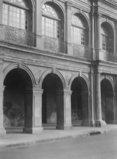 Facade of the Cabildo, the old Spanish town hall, New Orleans, between 1920 and 1926. Creator: Arnold Genthe.