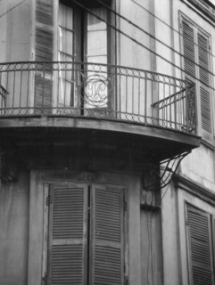 Pedesclaux-Lemonnier House, 640 Royal Street, New Orleans, between 1920 and 1926. Creator: Arnold Genthe.