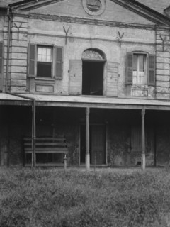 Rear wall of the old Ursuline convent, New Orleans, between 1920 and 1926. Creator: Arnold Genthe.