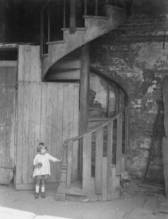 Spiral stairway, New Orleans, between 1920 and 1926. Creator: Arnold Genthe.