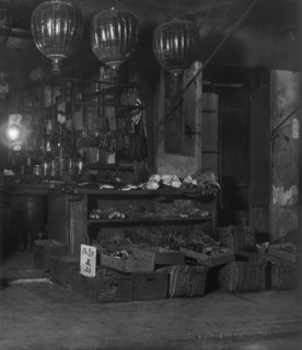 A grocery shop, Chinatown, San Francisco, between 1896 and 1906. Creator: Arnold Genthe.