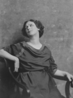 Duncan, Isadora, portrait photograph, between 1916 and 1918. Creator: Arnold Genthe.