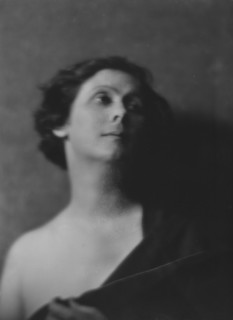 Duncan, Isadora, portrait photograph, between 1916 and 1918. Creator: Arnold Genthe.