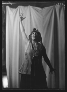 Frijsh, Povla, Miss, portrait photograph, 1917 Apr. 7. Creator: Arnold Genthe.