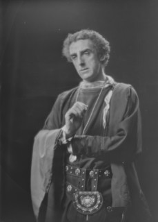 Walter Hampden, in costume, 1919 June 3. Creator: Arnold Genthe.