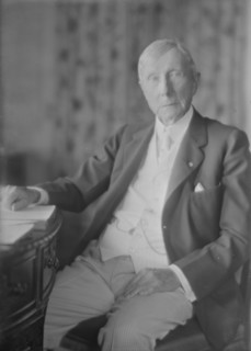 Mr. J.D. Rockefeller, portrait photograph, 1918 Aug. 2. Creator: Arnold Genthe.