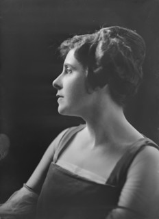 Miss Clara S. Berenger, portrait photograph, 1918 Nov. 17. Creator: Arnold Genthe.